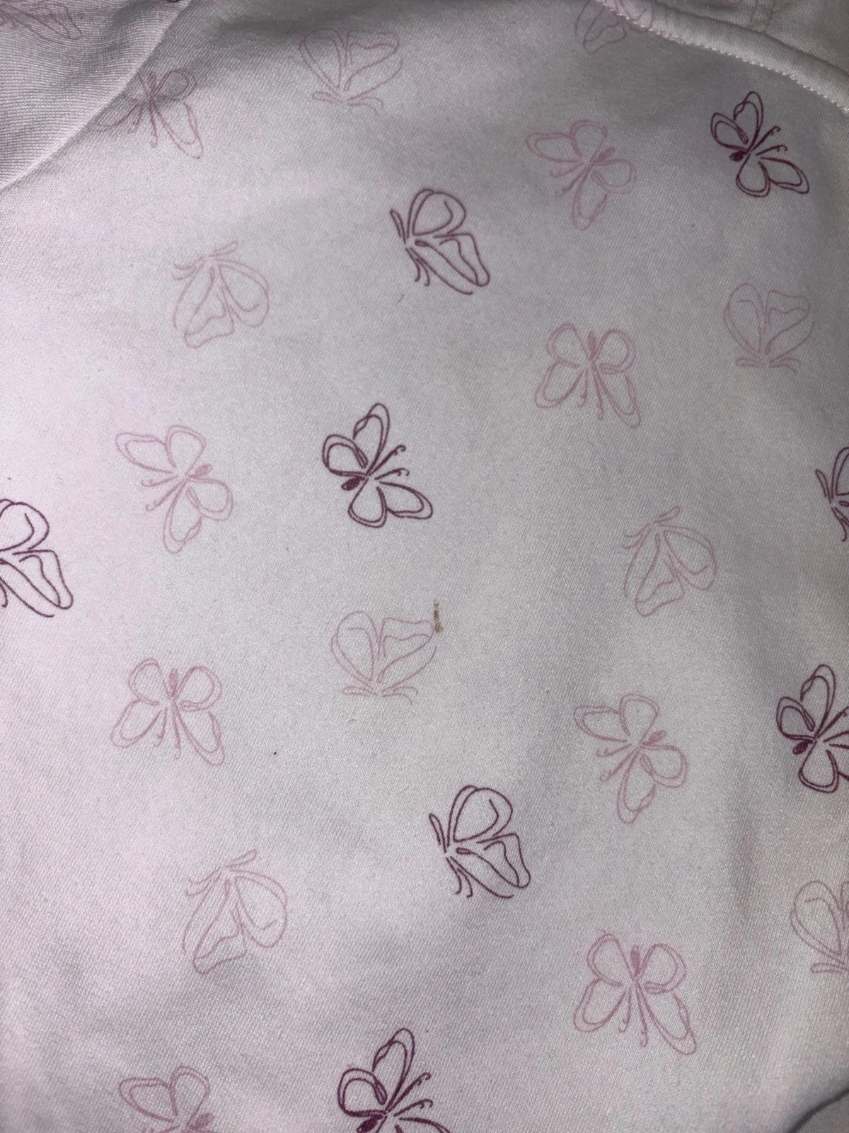 White zip-up vest with butterflies FPC size 5 years – photo 5